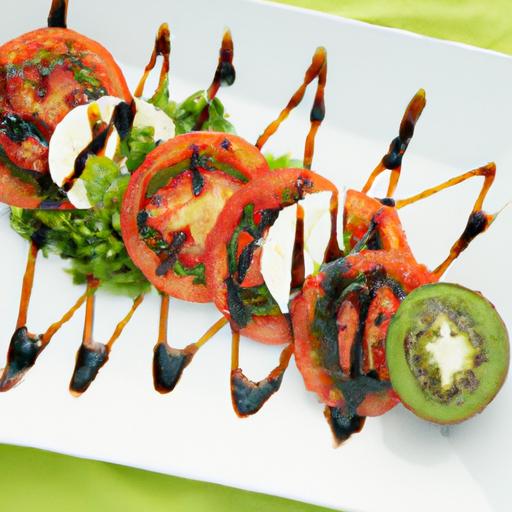 Fresh Twist: Caprese Salad with Sweet Balsamic Glaze