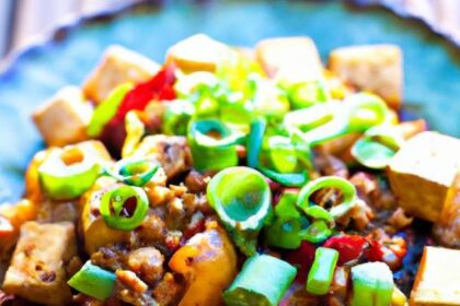 Mapo Tofu Reinvented: A Flavorful Vegetarian Delight