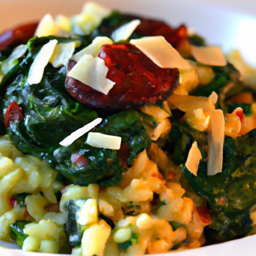 Sun-Dried Tomato & Spinach Risotto: A Flavorful Twist