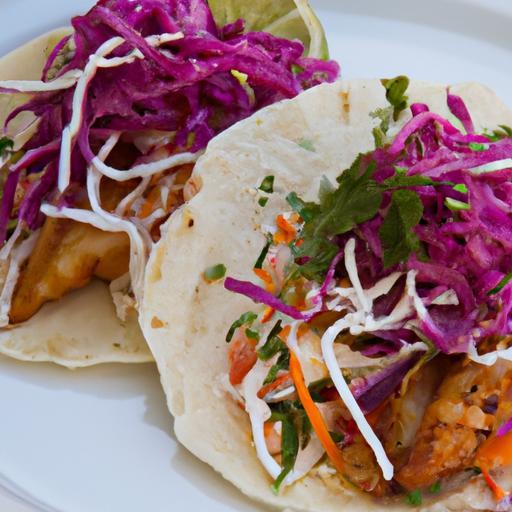 Crisp Fish Tacos with Zesty Cabbage Slaw: A Fresh Fusion