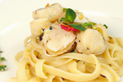 Zesty Scallop Pasta: Lemon & Garlic Feast for the Senses