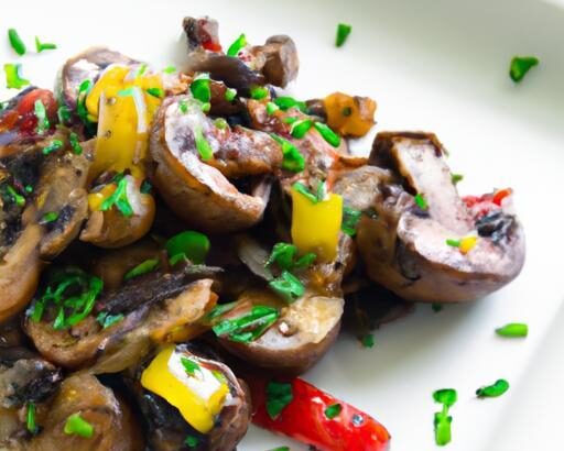 Savor the Flavor: Balsamic Portobello Mushroom Scramble Delight
