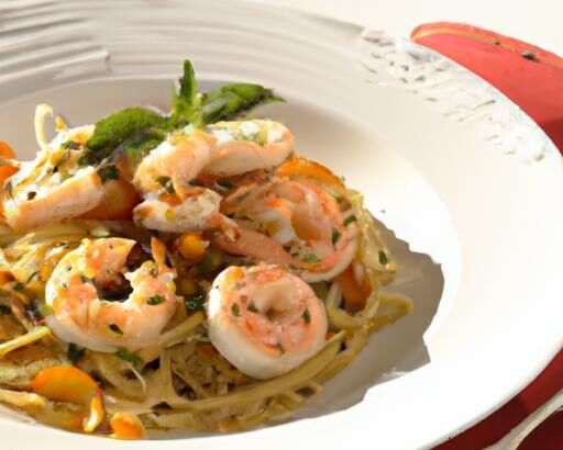 Savor the Flavor: Classic Shrimp Scampi with Linguine Delight