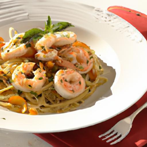 Savor the Flavor: Classic Shrimp Scampi with Linguine Delight
