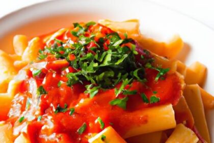 Velvety Roasted Red Pepper Sauce Pasta: A Creamy Delight