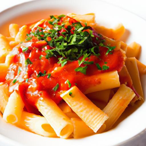 Velvety Roasted Red Pepper Sauce Pasta: A Creamy Delight