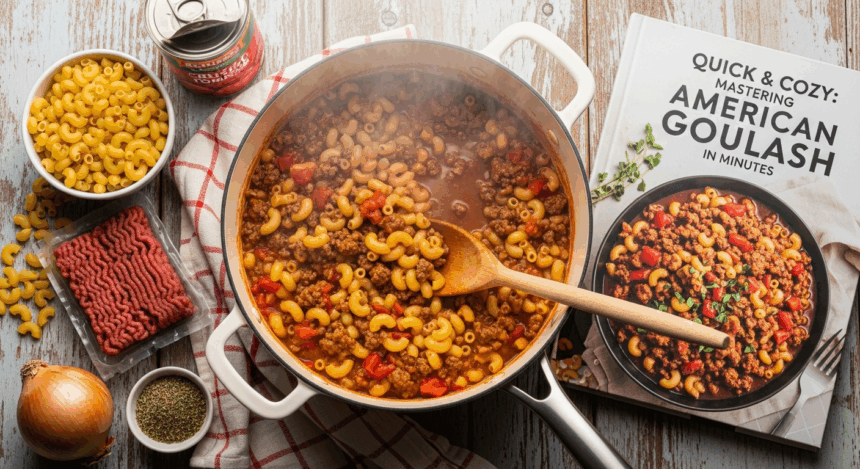 Quick & Cozy: Mastering American Goulash in Minutes