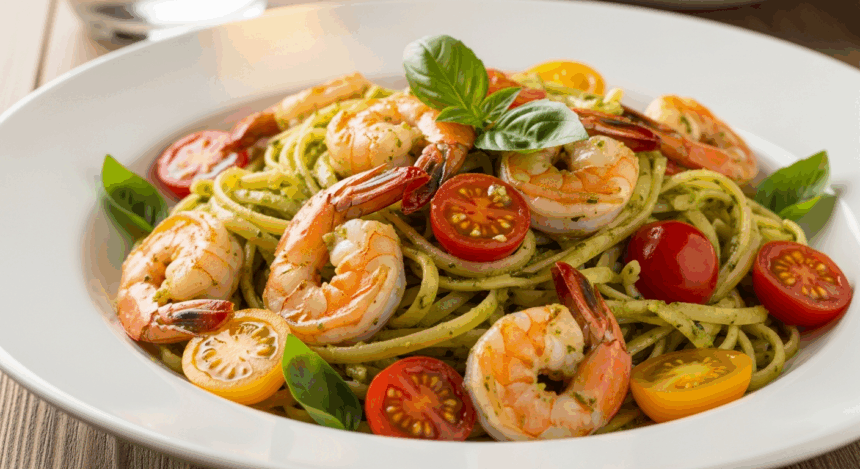 Shrimp Tomato Pasta