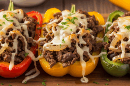 Cheesesteak Stuffed Peppers