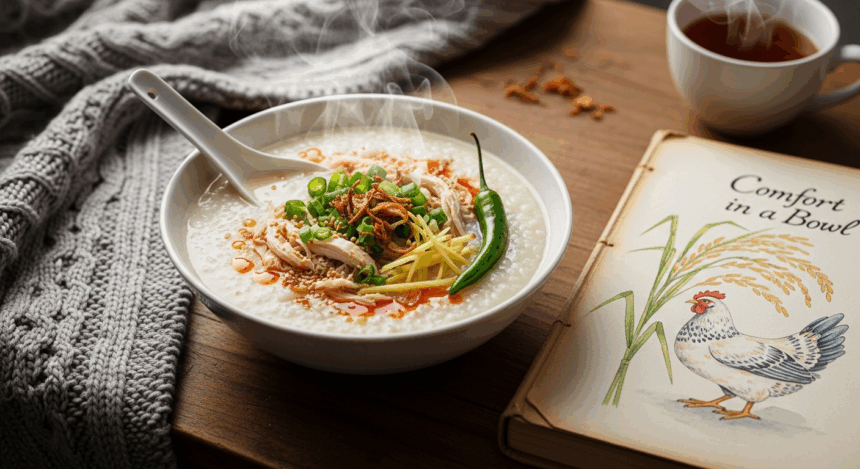 Comfort in a Bowl: The Heartwarming Story of Chicken Rice Porridge