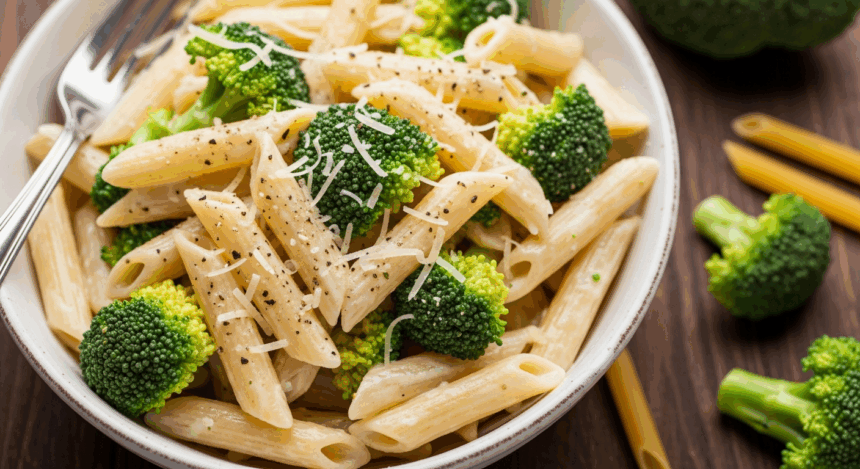 Creamy Penne Alfredo with Broccoli: A Simple Delight