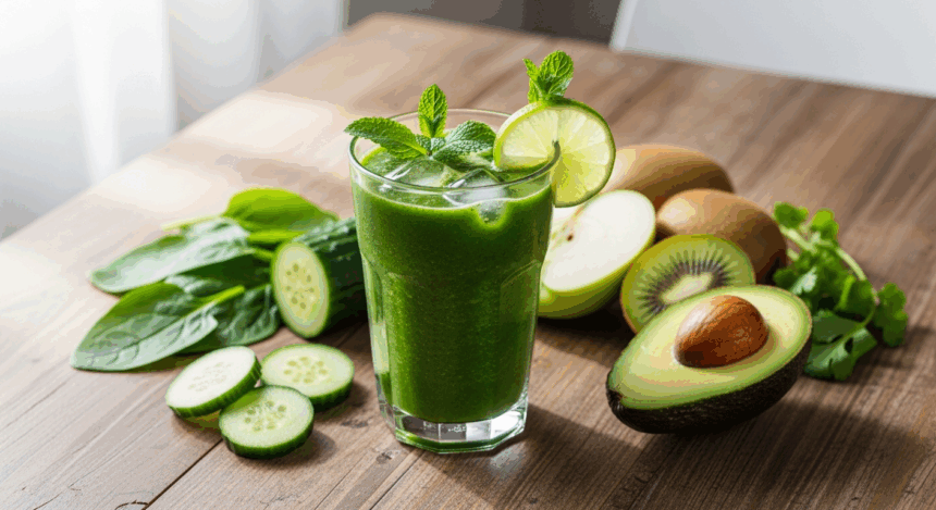 Energize Mornings with a Refreshing Green Detox Smoothie