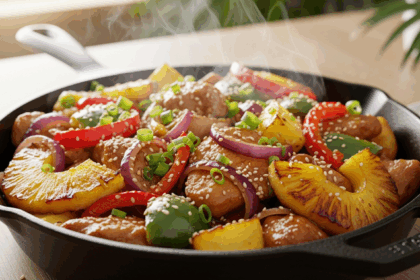 Tropical Delight: Hawaiian Chicken & Pineapple Skillet Recipe