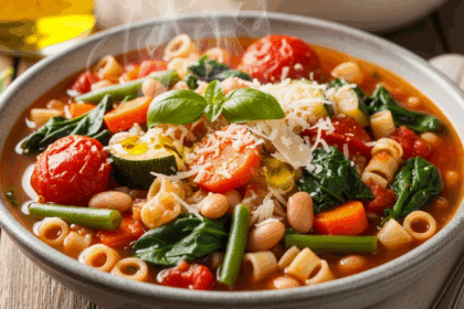 Hearty Vegetable Minestrone: A Colorful Bowl of Wellness