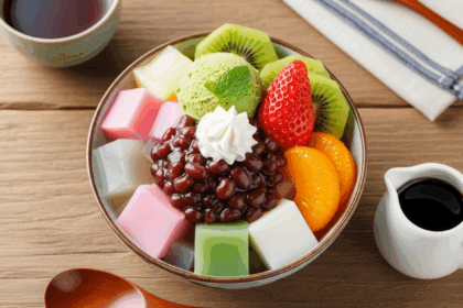 Japan's Jelly & Red Bean Dessert