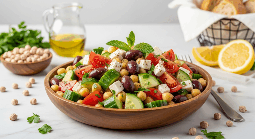 Mediterranean Chickpea Salad