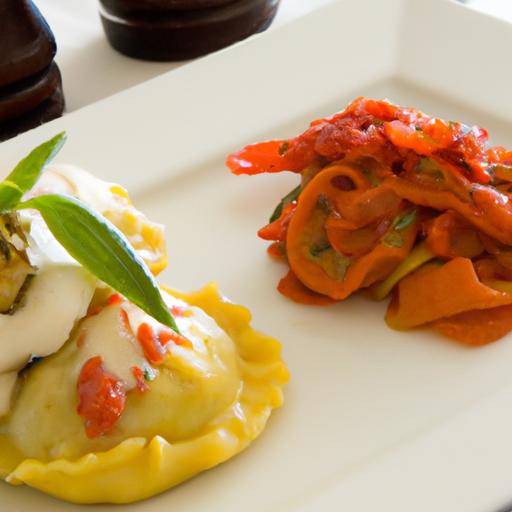 Savor Lobster Ravioli Drizzled in Garlic Butter Bliss