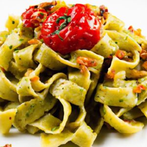  Pesto and Sun-Dried Tomato Pasta