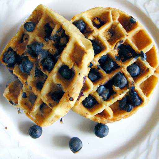 Fluffy Vegan ​Blueberry Waffles: A Plant-Based Breakfast Treat