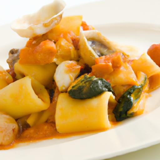 Savory Paccheri with Seafood Ragu: A Coastal Delight