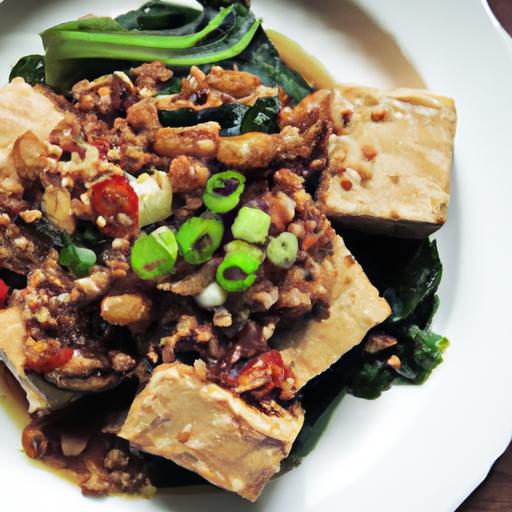 Mapo Tofu Reinvented: A Flavorful Vegetarian Delight