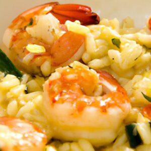  Shrimp & Orzo