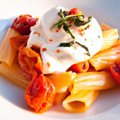 Creamy Burrata Meets Roasted Tomato Pasta⁤ Perfection