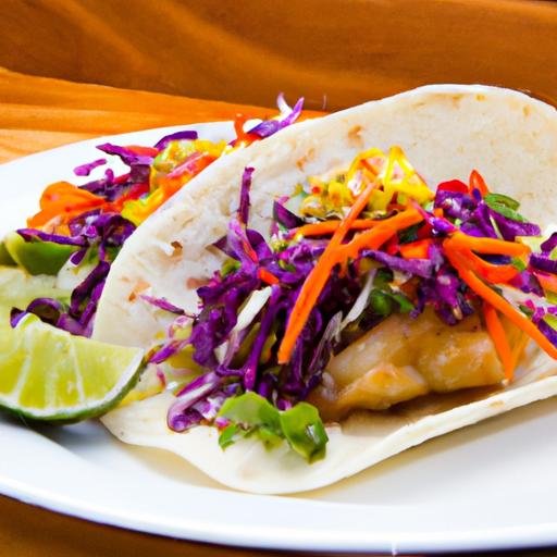 Crisp Fish Tacos with Zesty Cabbage Slaw: A Fresh Fusion