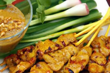 Delicious Gluten-Free Chicken Satay with Creamy Peanut Sauce