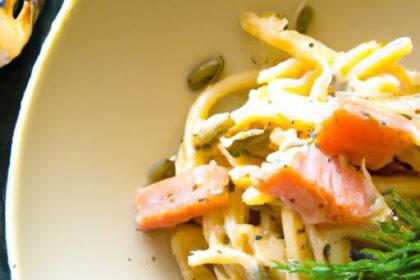 Delightful Pasta with Smoked Salmon and Fresh Dill Flair