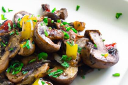 Savor the Flavor: Balsamic Portobello Mushroom Scramble Delight