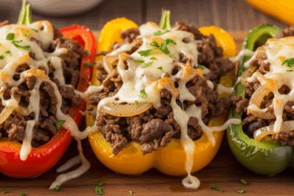 Cheesesteak Stuffed Peppers