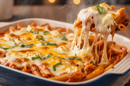 Five-Cheese Baked Penne: A Cheesy Comfort Classic