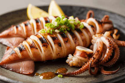 Ikayaki ; Grilled Japanese Squid