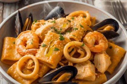 Paccheri with Seafood Ragu