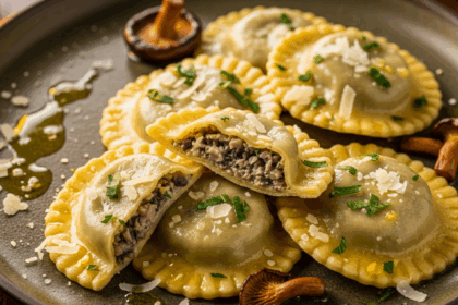 Savoring Mushroom Ravioli