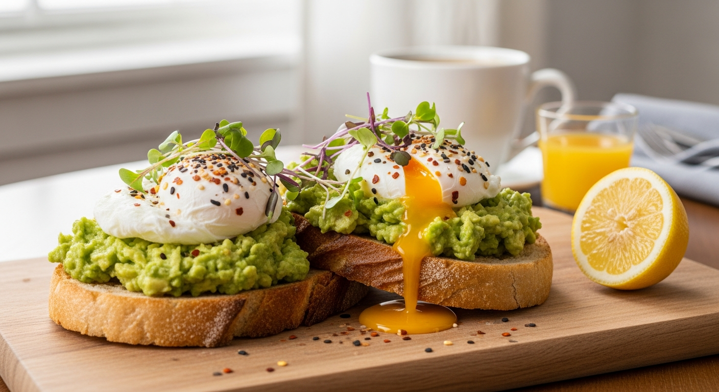 Avocado Toast with Poached Eggs: A Perfect Morning Boost