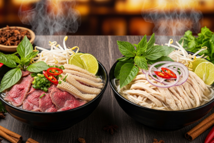 Pho Perfection: Exploring Vietnam's Iconic Beef & Chicken Bowls