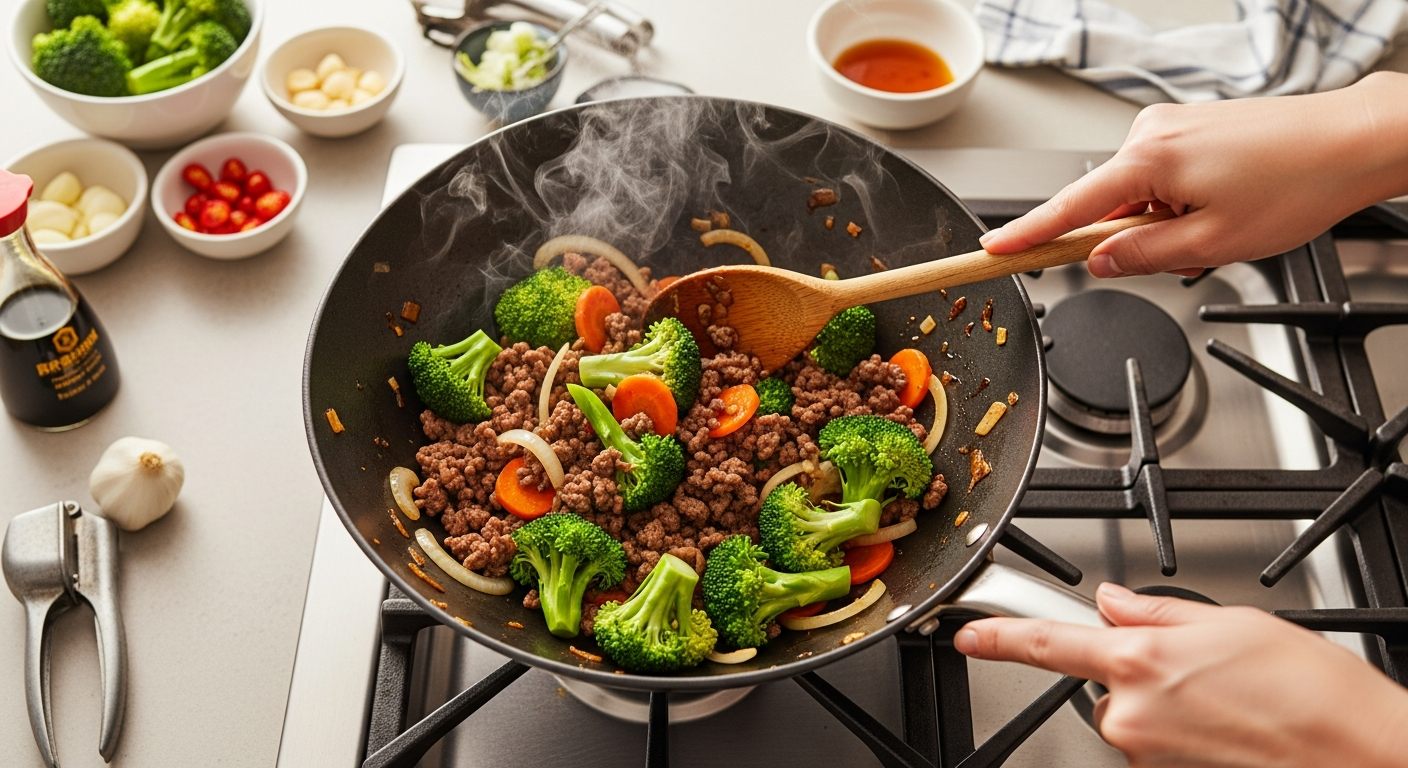 Savor the Flavor: Ground Beef and Broccoli Stir Fry Delight