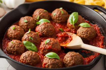 Timeless Taste: Classic Meatballs in Rich Marinara Sauce