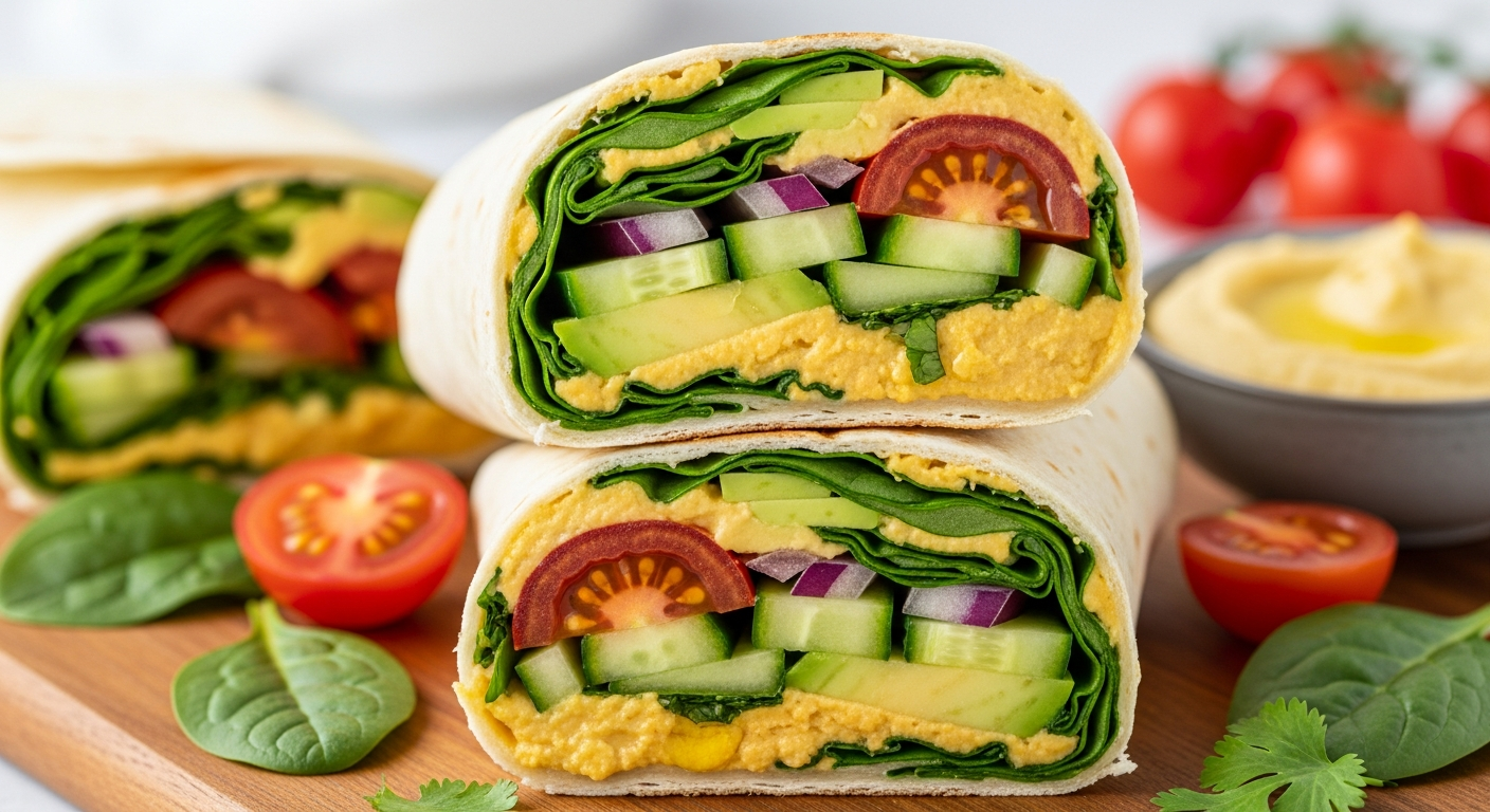 Wrap Up Your Morning: Delicious Vegan Hummus Breakfast Wrap