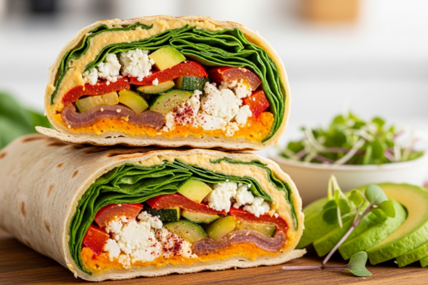 Wrap Up Your Morning: Delicious Vegan Hummus Breakfast Wrap