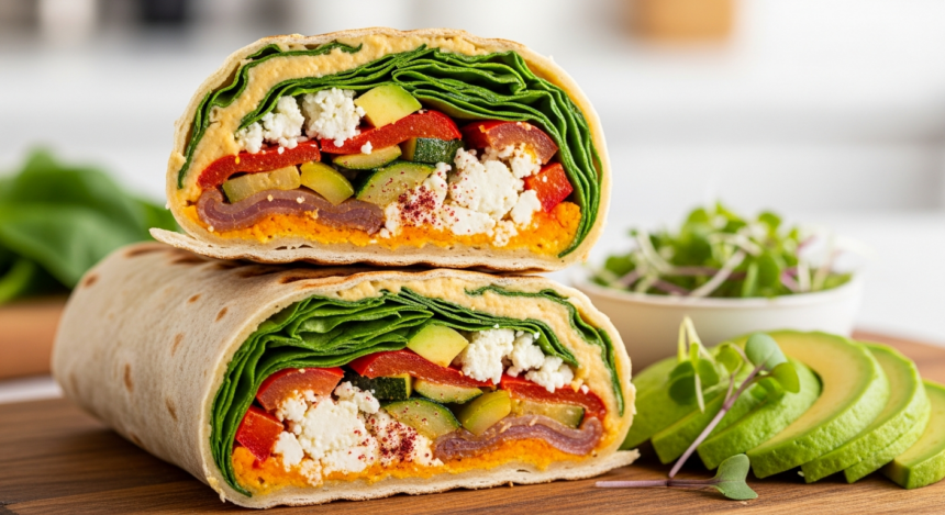 Wrap Up Your Morning: Delicious Vegan Hummus Breakfast Wrap