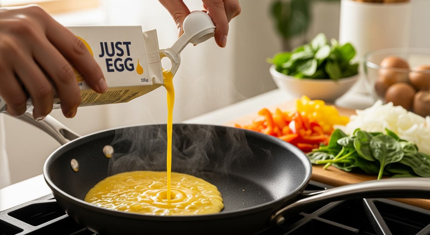 Perfectly Fluffy Just Egg Scramble: Easy Plant-Based Recipe