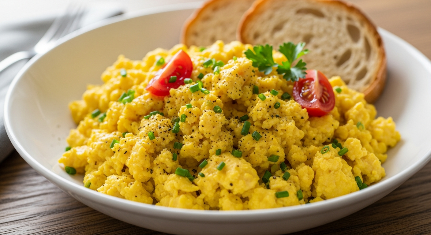 Perfectly Fluffy Just Egg Scramble: Easy Plant-Based Recipe