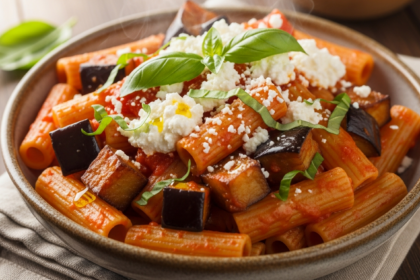 Savor Sicily: Authentic Eggplant Pasta Delight Unveiled