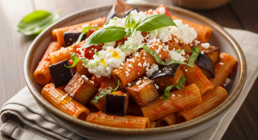 Savor Sicily: Authentic Eggplant Pasta Delight Unveiled