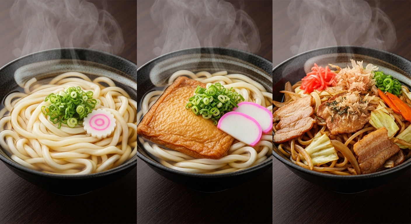 Exploring Udon Noodles: Kake, Kitsune, and Yaki Styles