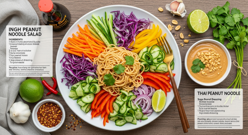 Fresh and Flavorful Thai Peanut Noodle Salad Recipe Guide