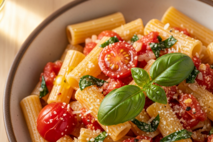 Garganelli Delight: Savoring Light Tomato Sauce Bliss